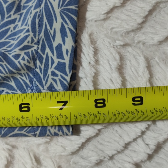 313. Faherty Beacon Swim Trunks | Colors: Blue Waters Frond Print - Picture 7 of 10